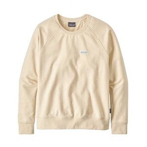 Patagonia P-6 Label Organic Crew Sweatshirt - Oyster White